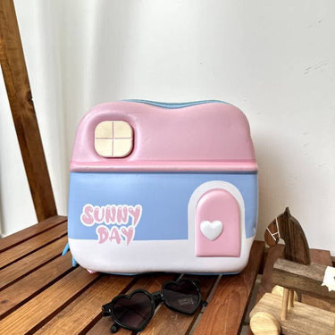 Sunny Day 3D Shell Kids Picnic Backpack - Pink